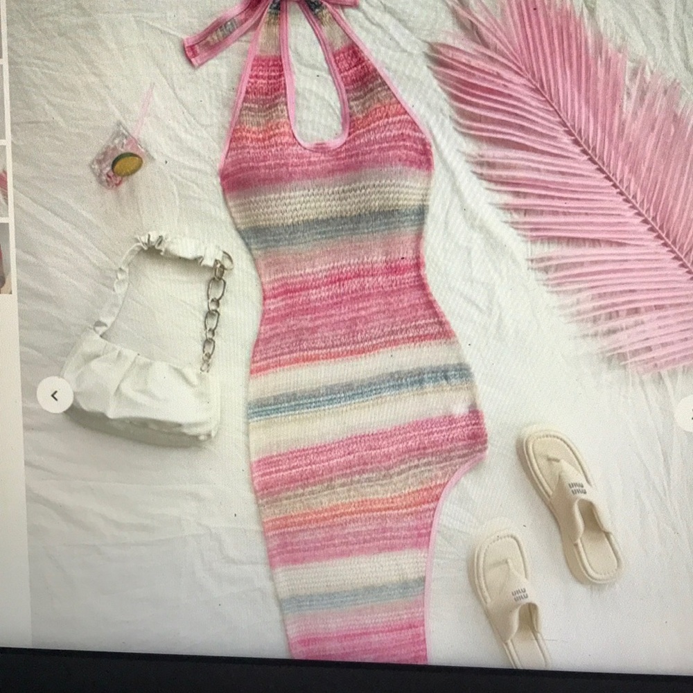 Multicolor Striped Dress (READ DESCRIPTION)